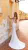 Charming Wedding Dresses Sweetheart Bridal Robes Lace Appliques Backless Mermaid Luxury Gowns Vestidos De Novia Customized 2025 2