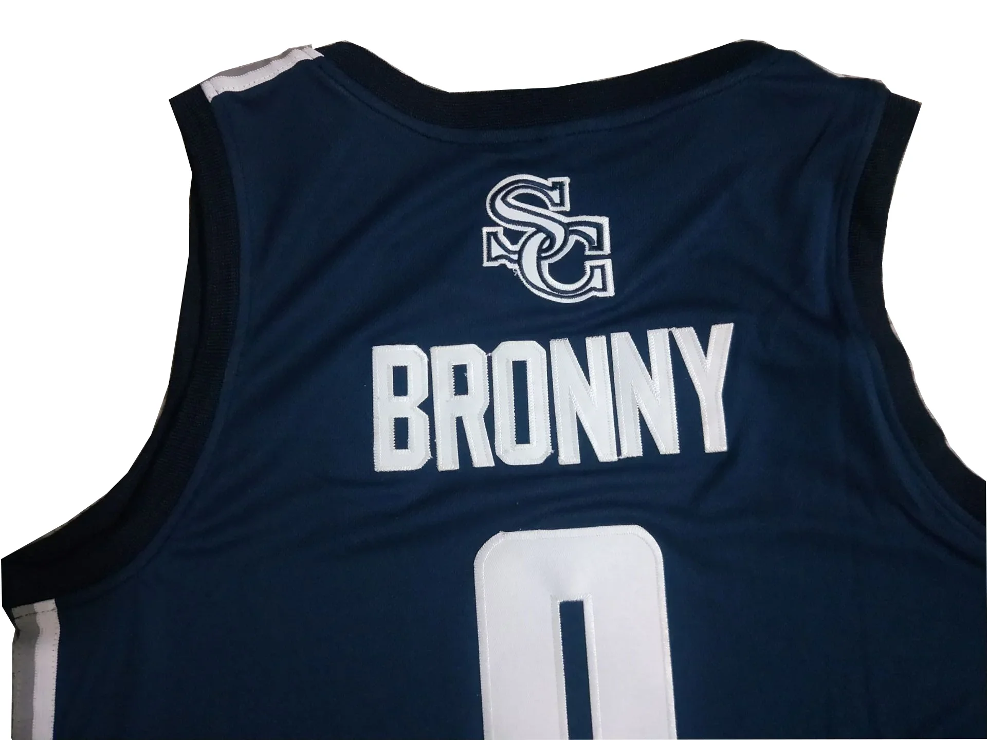 Basketball Jerseys SIERRA CANYON 0 BRONNY Jersey Sewing Embroidery Outdoor Sports Hip Hop Five Star Blue