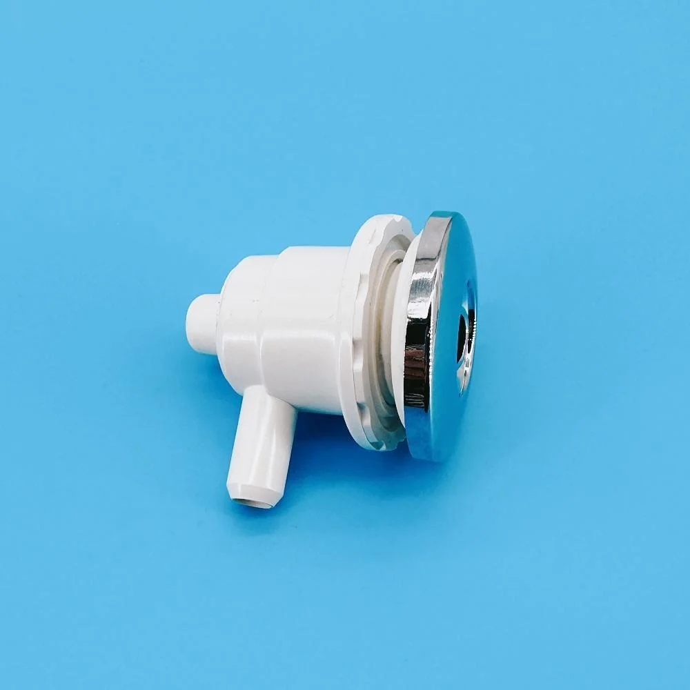 11.5mm Flat Cover Water Jet Small Nozzle 45mm ABS Cover Bubble Nozzle Chromed Cap PVC Base Massage Bathtub Jet