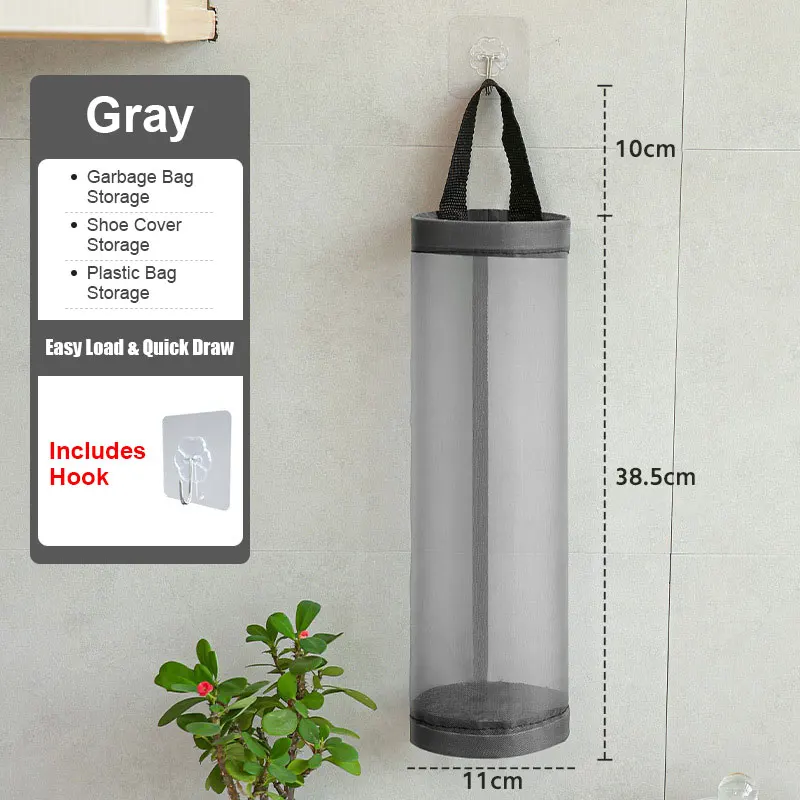 Wall-Mounted Kitchen Waste Bag Organizer