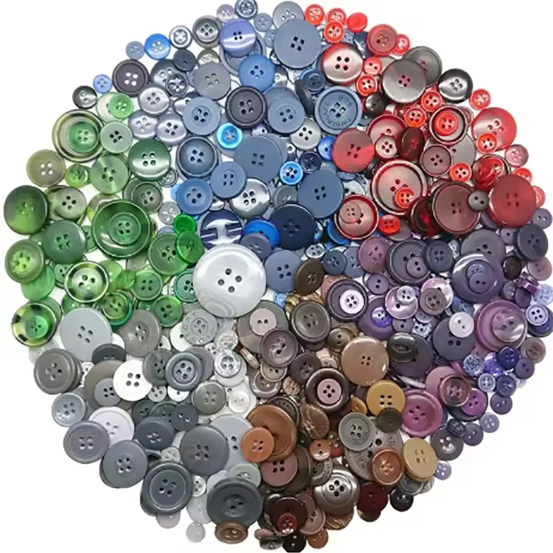 Mixed Resin Buttons Pack 3