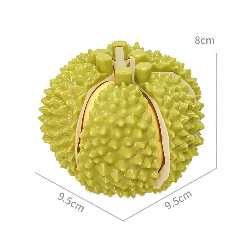 Fun Cutting Food Fruit Durian Pretend Play House Set for Kid Educational Early Basic Skill Development Sensory Kitchen Toy Game