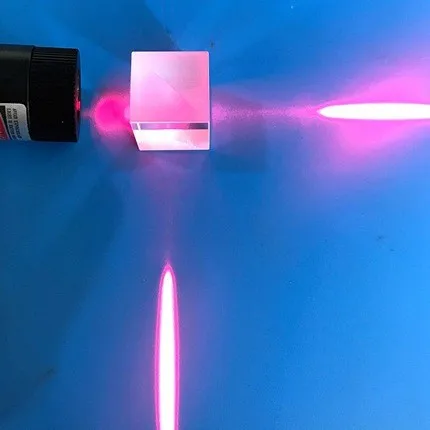 Optical Prism 1 inch Glass Cube Beamsplitters 50R/50T Splitting Polarization Customization optical prisms photography prism
