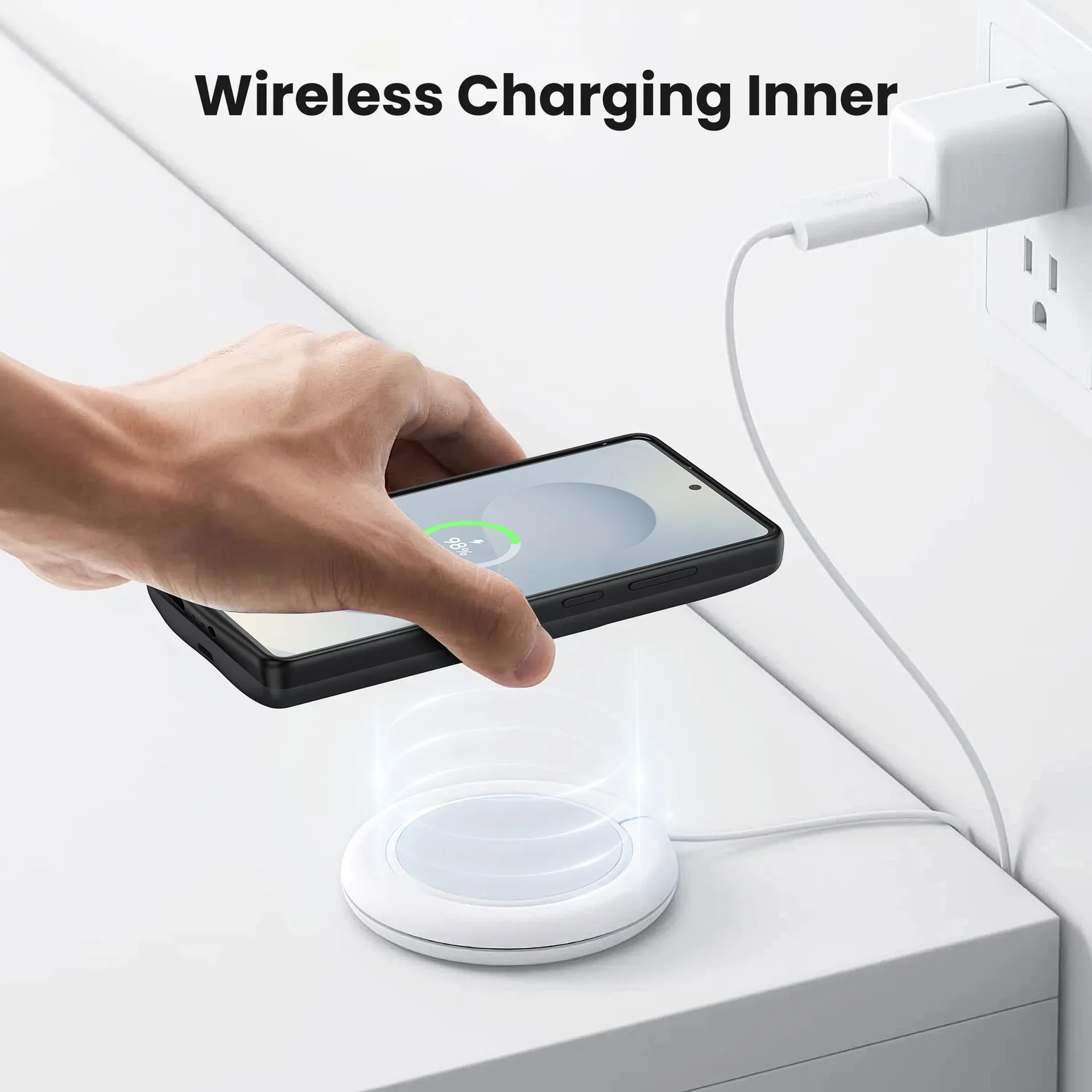 10000mAh Fashion Wireless Charging Phone Cover Power Bank for Samsung S25 Ultra S24 Plus S23 S22 PowerBank Battery Charger Case 3
