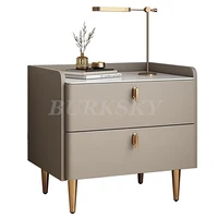 Тумбочки Шкафы Прикроватная тумбочка для гостиной Мебель для дома Современные шкафы Прикроватная тумбочка Белый шкафчик для хранения для спальни