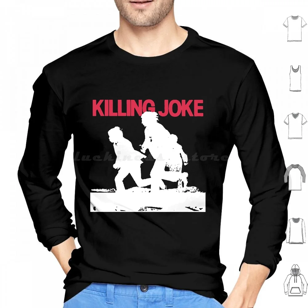 Killing Joke Horror Movie Band Rock Golden The Great Tour New Wave Cure Funny Hoodie Cotton Manica Lunga Killing Joke Horror