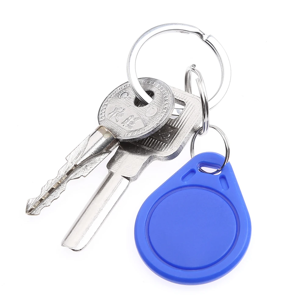 Repetitive Handheld 125KHz EM4100 5200 RFID ID Card Writer Copier Duplicator Programmer + 5pcs T5577 Rewritable Keyfobs Tags