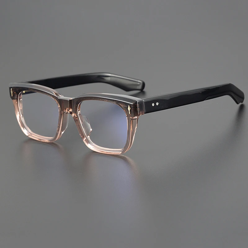 niche-glasses-frame-men's-and-women's-wide-face-literary-square-frame-retro-thickened-big-face-optical-prescription-full-frame