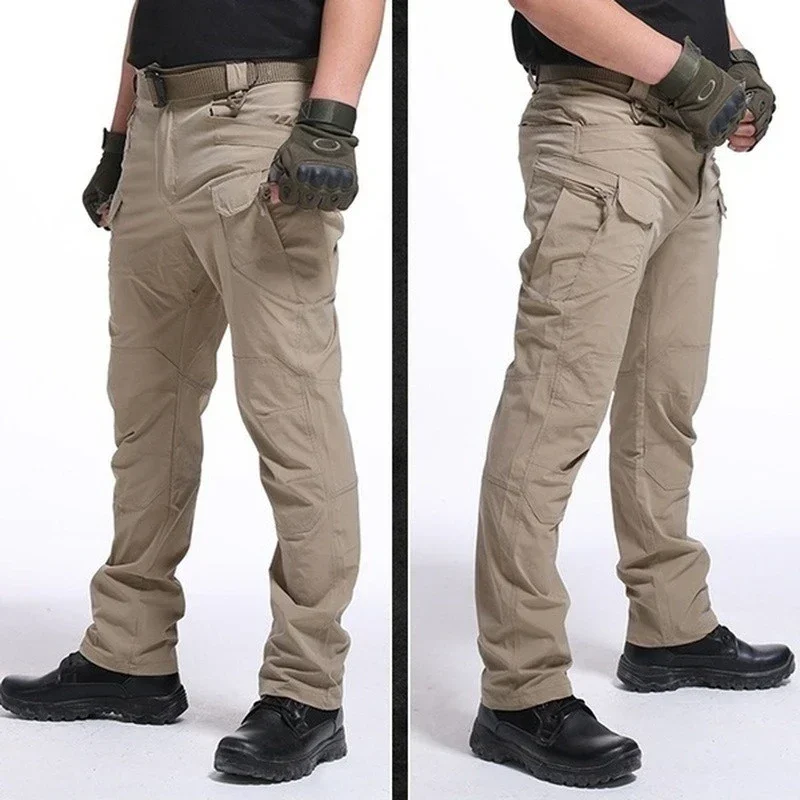 

Men City Tactical Pants Cargo Trousers Multi-pocket Waterproof Pant Casual Training Overalls Clothing Hiking