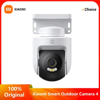 Xiaomi Outdoor Smart Camera 4 WiFi 6 AI Rilevazione umanoide Visione notturna a colori 8MP 4K Chiamata vocale bidirezionale Funziona per MiHome APP