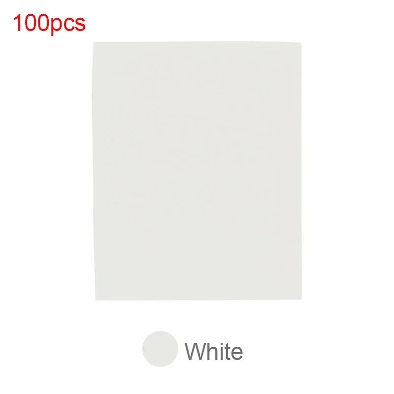 100PCS White