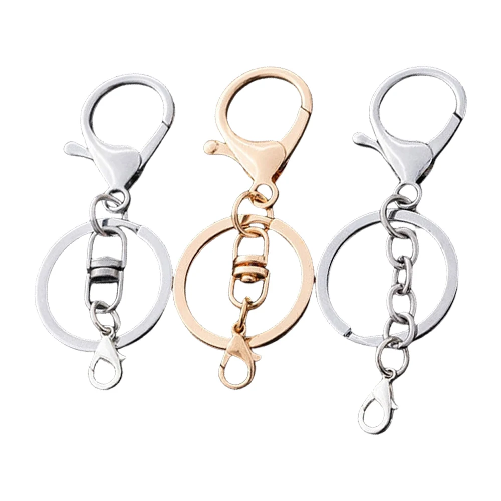 5 Stück Metall drehbar Lanyard Karabiner haken Karabiner verschlüsse Lanyard Schlüssel ringe Schlüssel bund für DIY Schmuck herstellung liefert Ergebnisse Zubehör