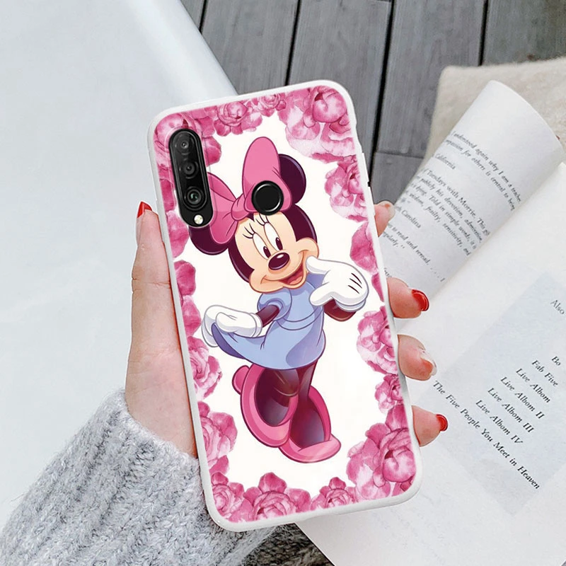 HUAWEI P30liteみにまめ For Huawei P30 P 30 Lite P30 Pro Case Minnie Mickey Mouse
