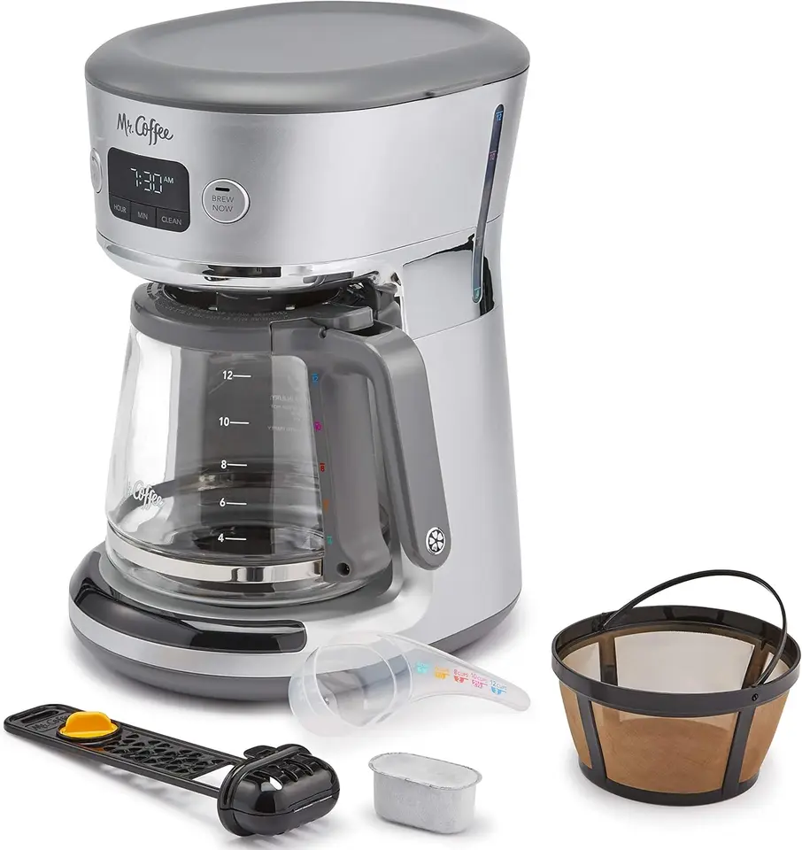 12 Cup Programmable Coffee Maker with Reusable Filter