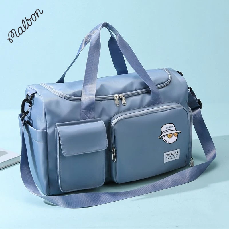 Malbon Golf Women's Golf Wear Boston Bag Golf Supplies Sports Bags Men