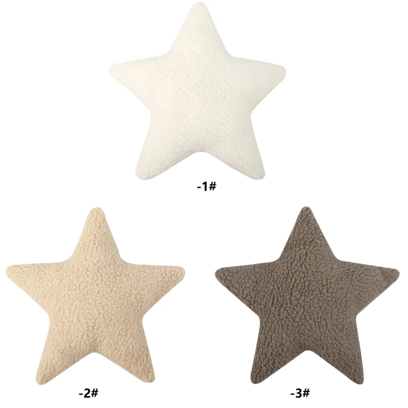 

Baby Posing Mat Cushion Cosy Newborns Posing Pillow Plush Adorable Newborn Photo Props with Star Charm Designing 40JC