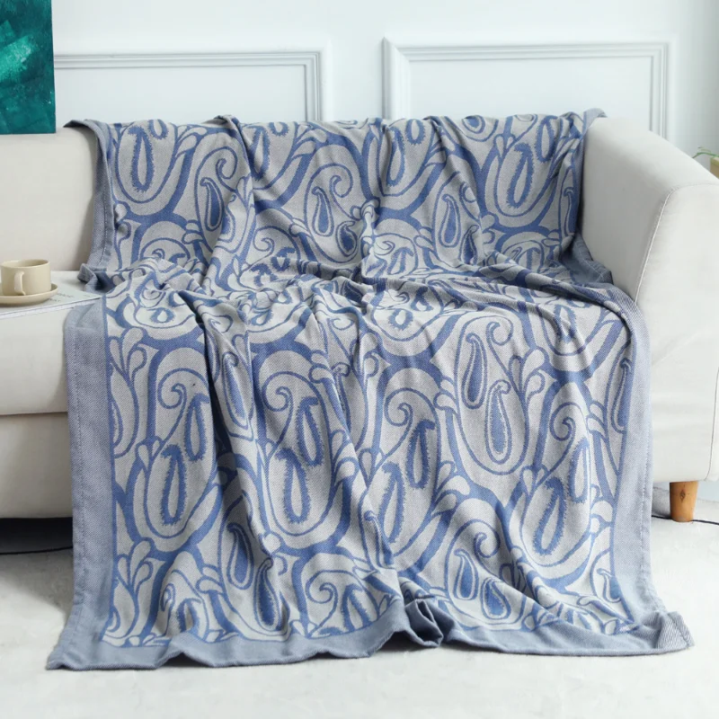 

Woven Jacquard Aircraft Cover Blanket Lunch Nap Thickened Sofa Flame Retardant Throw Travel Warm Winter Stitch Bedspread on The