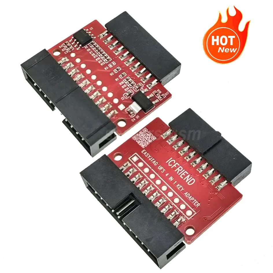 이지 JTAG ICFRIEND UFS 6 in 1 ufs BGA 153 BGA 254 BGA 297 (Z3X EASY JTAG Plus 박스 포함, 암호화 칩 포함)