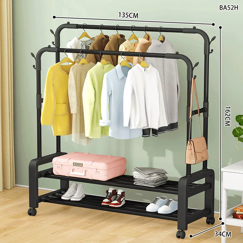 Clothes Hanger Coat Rack Waterproof Drying Racks Wardrobe Closet