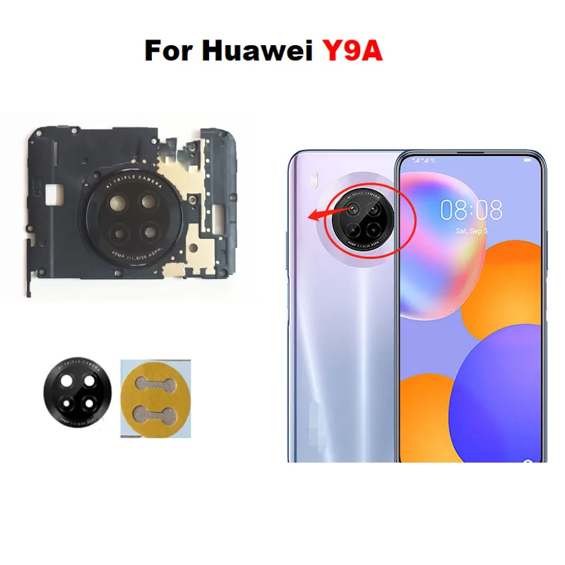 Back Camera Glass Huawei Y9 Huawei Y9 Back Camera Lens Huawei Y9a