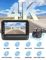 Kocam 4K UHD Dash Cam WiFi Car DVR Front and Rear Dual Lens Auto Car Camera with Night Vision 24H Parking Monitor Black Box - Image 2