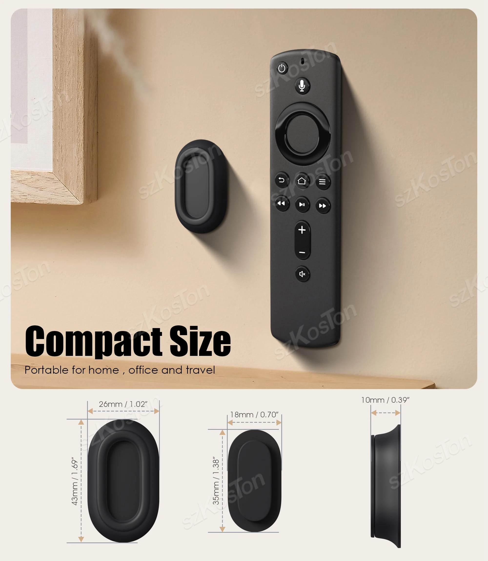 Magnetic Self-Adhesive Wall Mount Holder