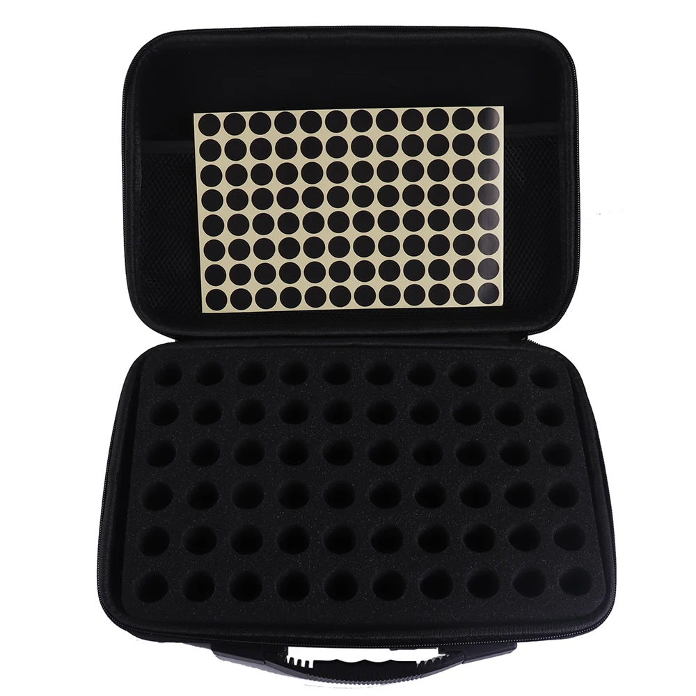 30/60 Flaschen Ätherisches Öl Aufbewahrungskoffer 10ml Ätherisches Öl Sammelbeutel Reise-Tragetaschen Diamond Painting Aufbewahrungstasche – Detail 10
