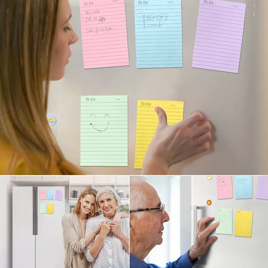 6 Stück Morandi Color Notizblock Zeitplan To Do Liste Haftnotizen Büroaufkleber Student Selbstklebende Aufkleber Kleine Notizbücher – Detail 6