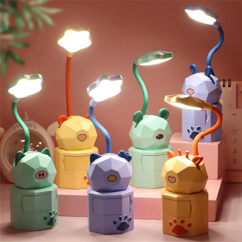 

Sleeping Night Light Comfortable 360 Degree Adjustable Energy-saving Not Dazzling Eye Protection Creative Items Led Table Lamp