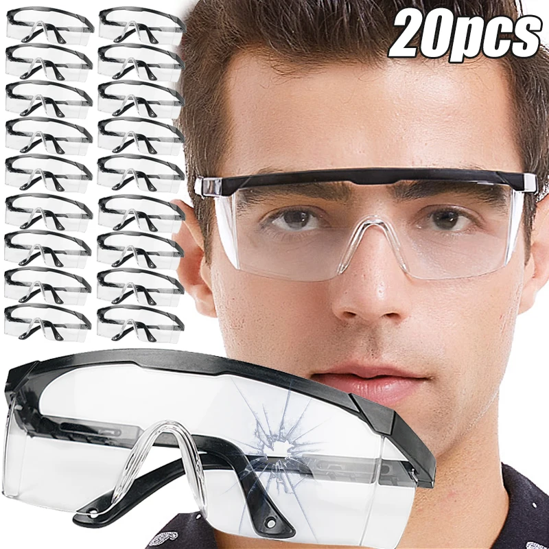 20pcsCyclingGogglesWindproofDustproofWaterproofProtectiveGlasses
