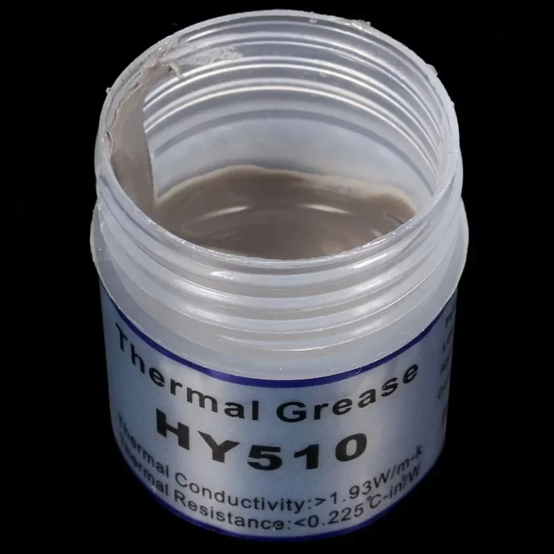 10g HY510 CPU Cooling Thermal Grease Compound Paste Heatsink Fan GPU LED Components Silver Silicone Grease Repair Tool