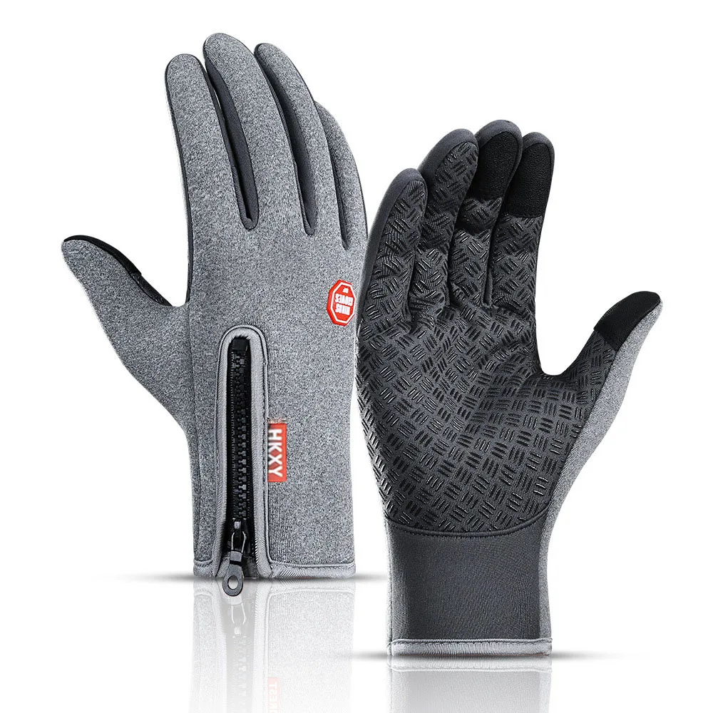 Unisex Waterproof Touchscreen Winter Gloves - Warm Non-Slip Tactical Gloves