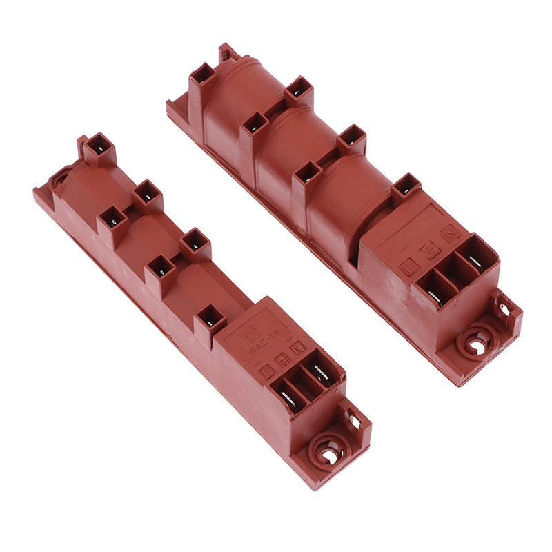 DIY Accessories 110-240V Embedded Gas Stove Multi Head Ac Pulse Igniter 2/6 Terminal Connections Safe Tool Gas Stove Igniter 1PC