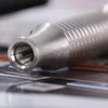YAQI 88mm Solid Stainless Steel Material Safety Razor Handle 5