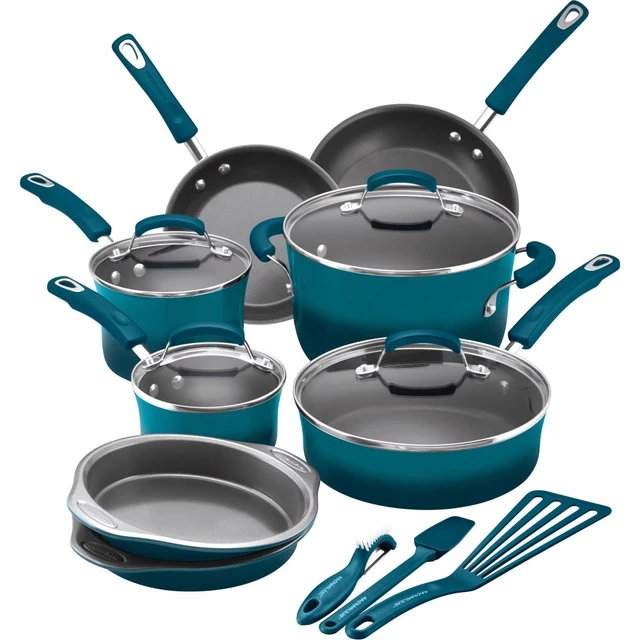 All-Clad Essentials Hard Anodized Nonstick Cookware Set 10 Piece Pots and  Pans Black Pots and Pans Set Nonstick Cooking Pots - AliExpress