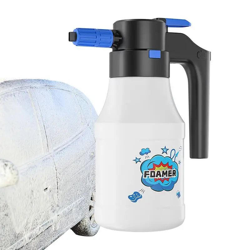 

Car Wash Sprayer High Pressure Foaming Sprayer 1.5L Foam Washer Electric Water Generator Car Washing Gardening Pet Grooming