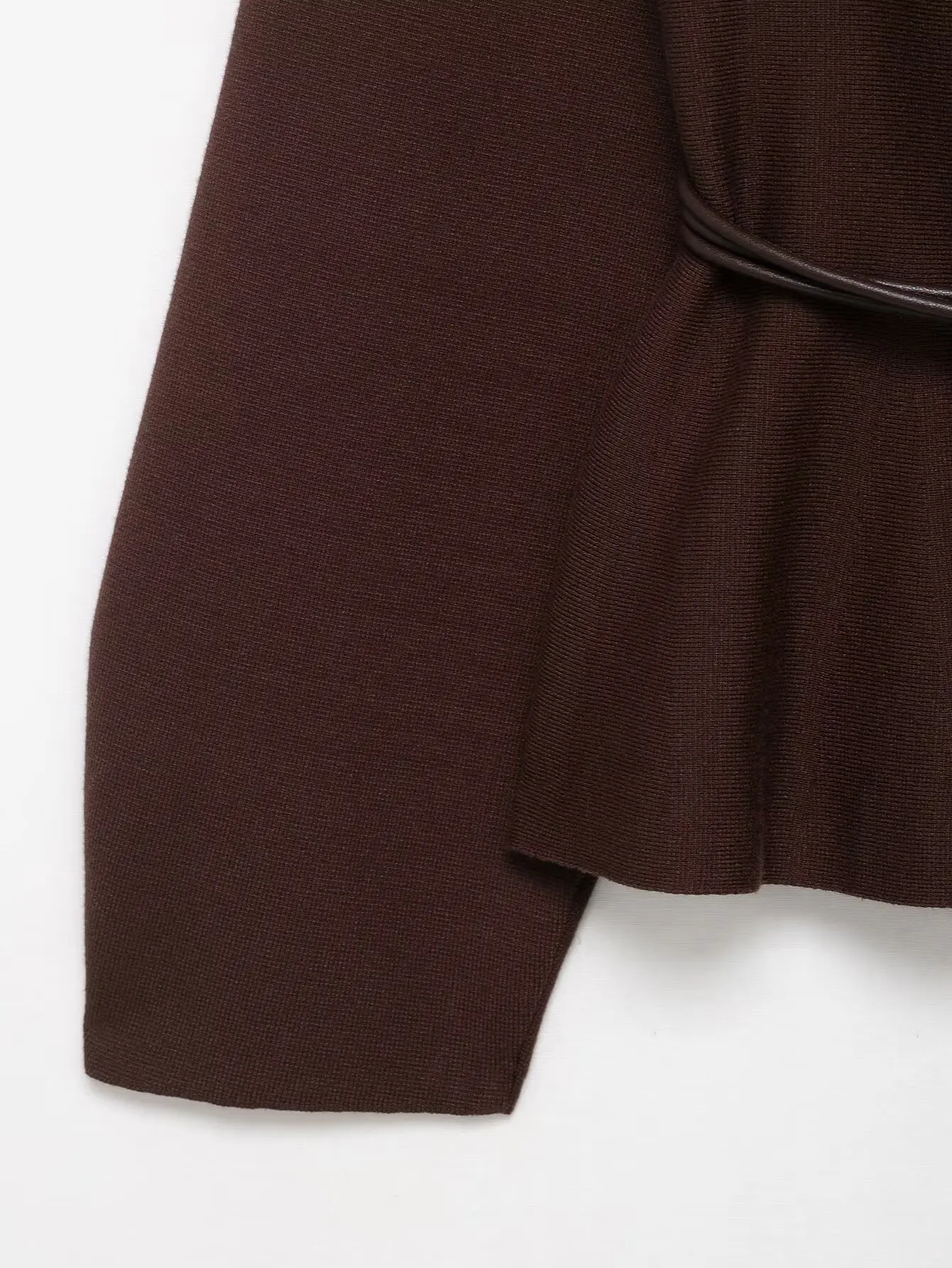 Women's Knitted Cardigans Fashion Brown Sweater Autumn Winter New Vintage V-Neck Long Sleeves Female Elegance Chic Lady Tops