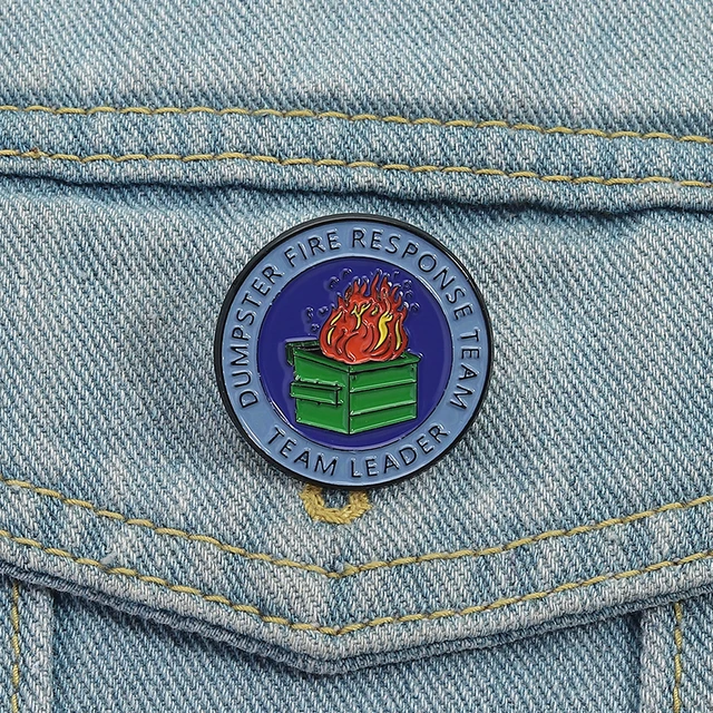 SODAVA 2 Pack Dumpster Fire Patches - Funny Mental Health Embroidered Iron-On Patches For Jackets, Hats - View #7
