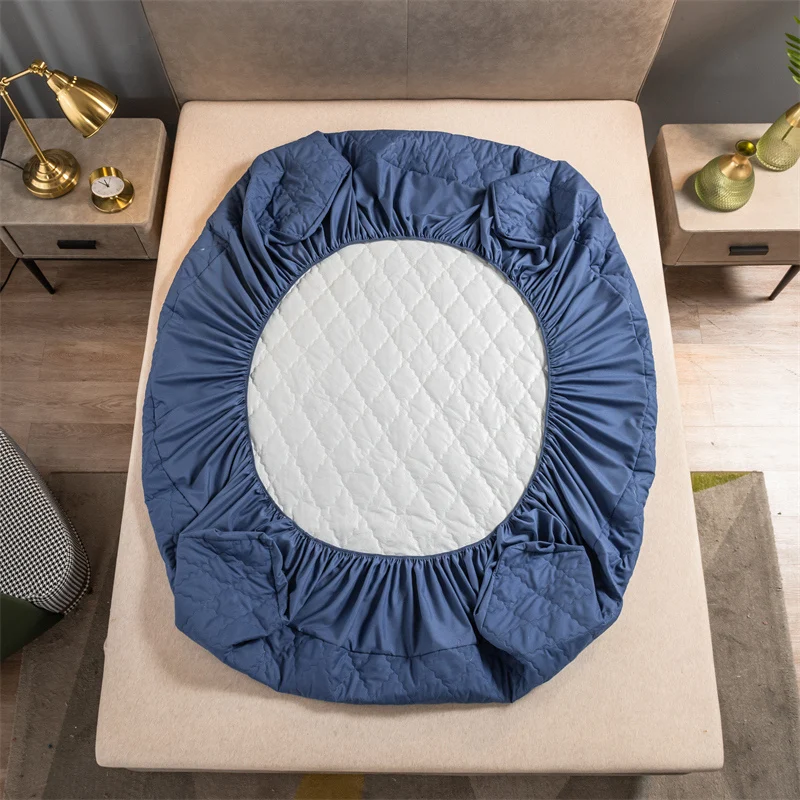 Waterproof Hypoallergenic Breathable Fitted Mattress Protector 6
