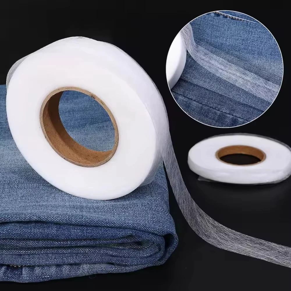 Pants Hem Tape 24M Pants Hem Tape Self-Adhesive Edge Shorten Paste Tape DIY Tools Jean Clothes Length Shorten Household Sewing Accessories