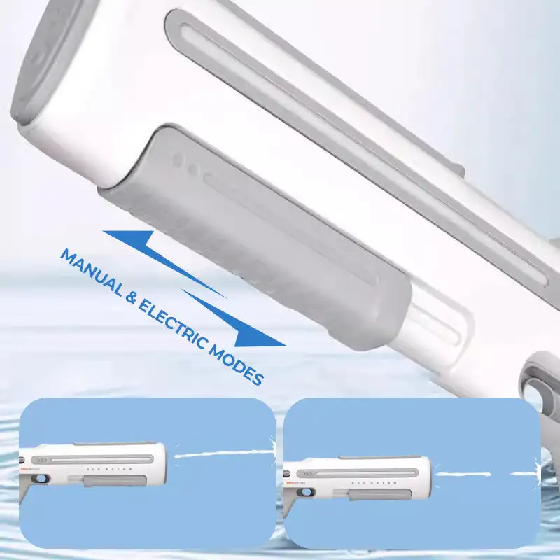 Electric water blaster Long-Range LED High Pressure Fully Automatic Electric Pulse Large Capacity Gun Toys