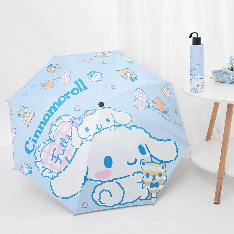 Kawaii Cartoon Cinnamoroll Sanrio Umbrella - KawaiiMerch.com