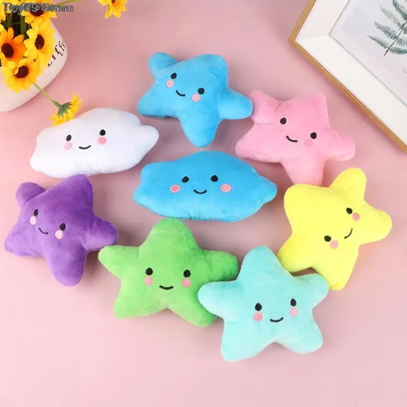 Creative Pillow Plush Cushion Toys,Star Pillow,Plush Toys,Stars And Moon Doll,Cloud Expression,Cute Toys,Nap Pillow Doll for Kids Children Girls