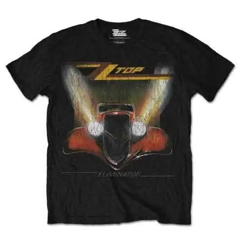 

ZZ Top Eliminator T-Shirt Black New