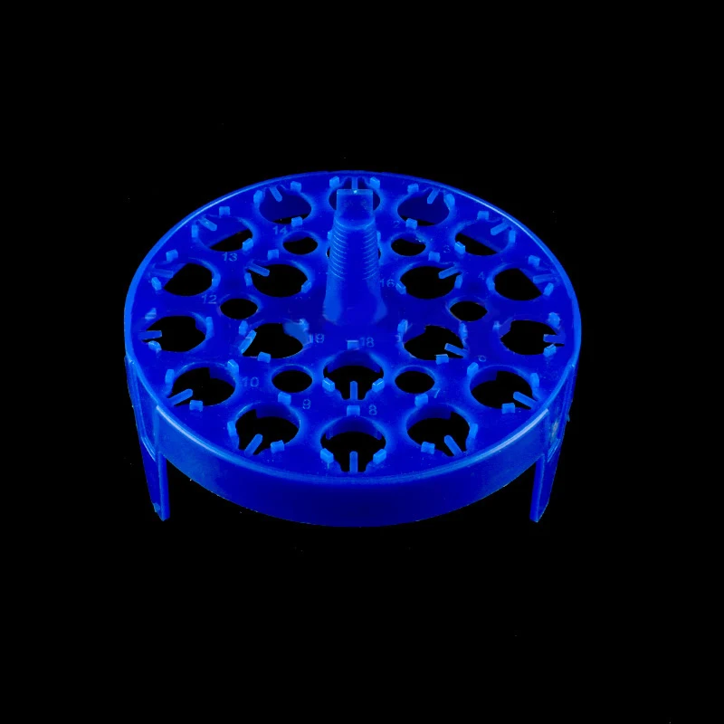 2pcs Laboratory Rack for 2ml 1.5ml Centrifuge Pipe Test Tube Plastic Water Bath Float Circular Floating Storage Tray 20-holes