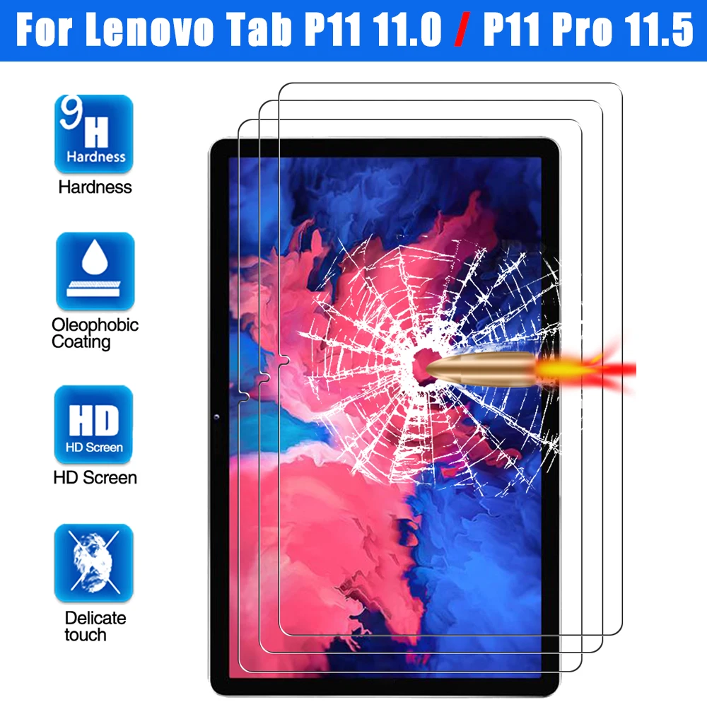 tablet chargers Tempered Glass For Lenovo Tab P11 Xiaoxin P11 Plus J606F J606L J616 Screen Protector for Lenovo Tab P11 Pro 11.5 J706 J716 Film touch pen for android