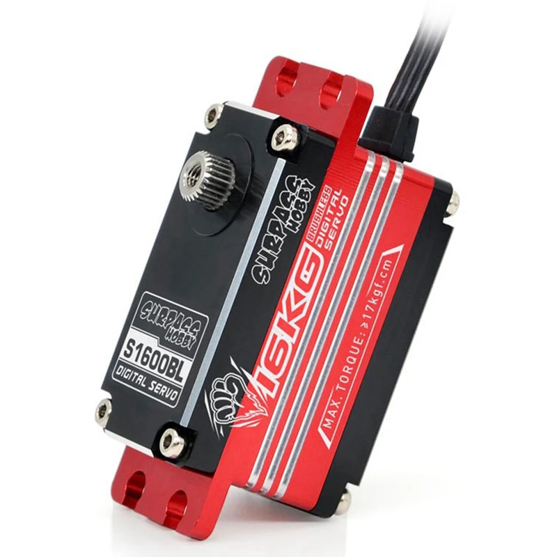 

HOT-Surpass Hobby S1600bl 16Kg Brushless Short Body Servo Competition Grade Ds-B011-C-Cyw-01 Servo Toy Accessories