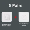 5 pairs Silver