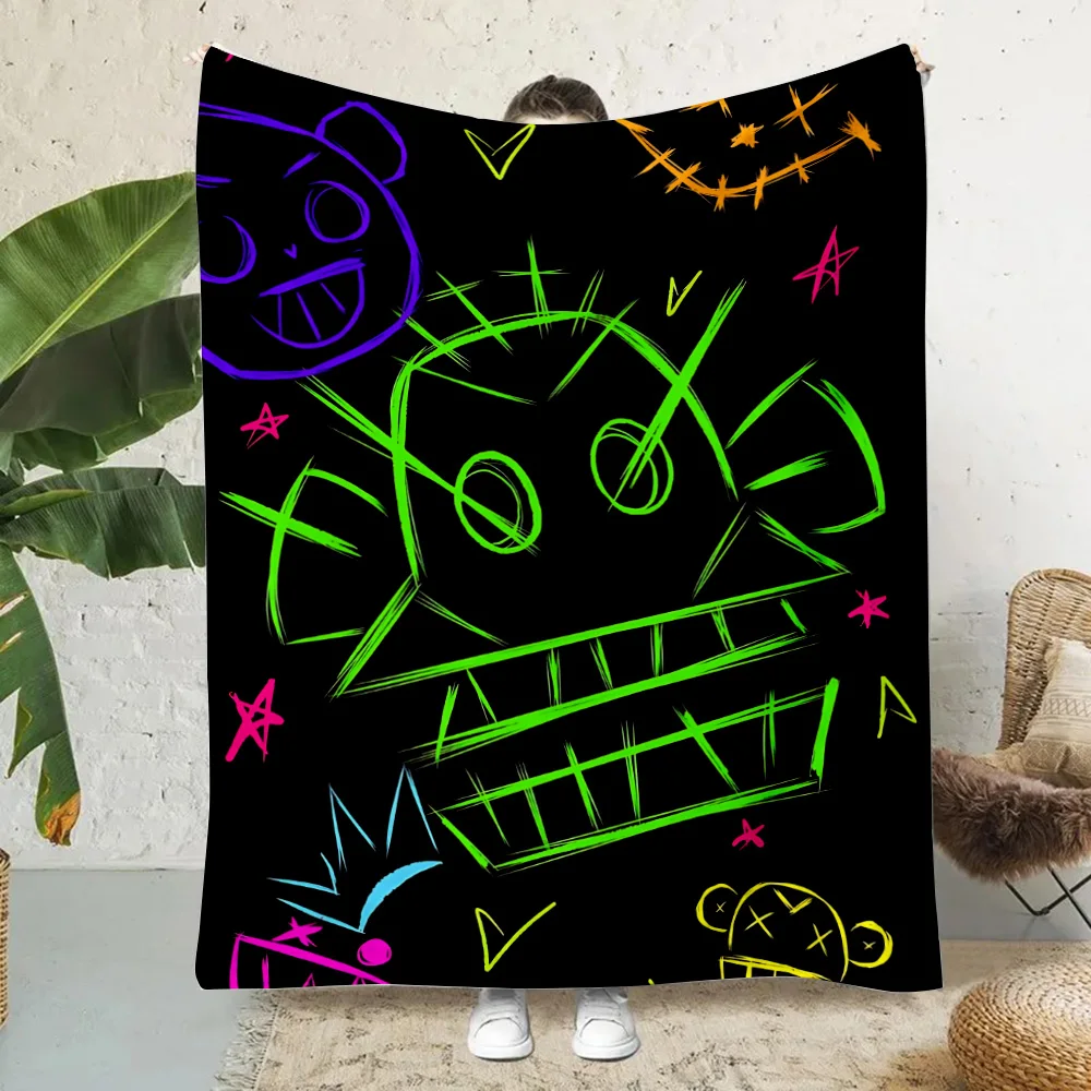 Hot Anime Arcane League of Legends Printed Blanket Picnic Blankets Warm Blanket Soft and Comfortable Home Travel Birthday Gift 4
