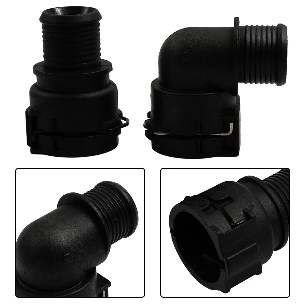 

2Pcs Heater Inlet Hose Connector For CHEVY HATCHBACK 95089363/950893634 Black-ABS-Quality Accessories For Vehicles